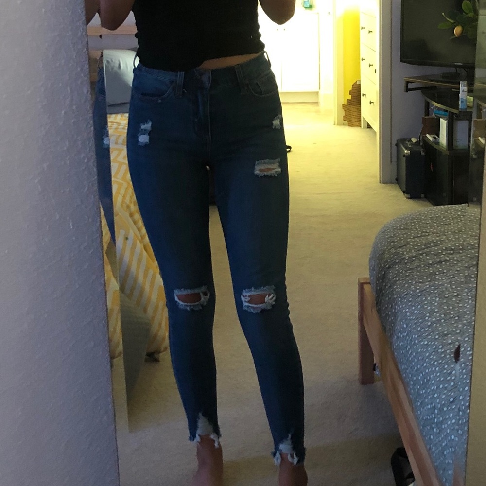 Skinny Distressed Jeans